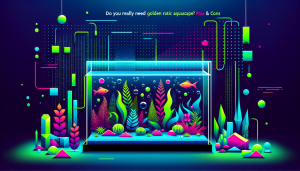 Modern flat design aquascaping illustration for undefined