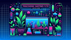 Modern flat design aquascaping illustration for undefined