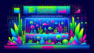 Modern flat design aquascaping illustration for undefined