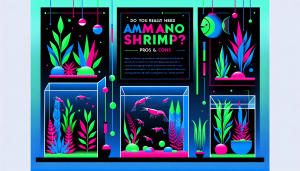 Modern flat design aquascaping illustration for undefined