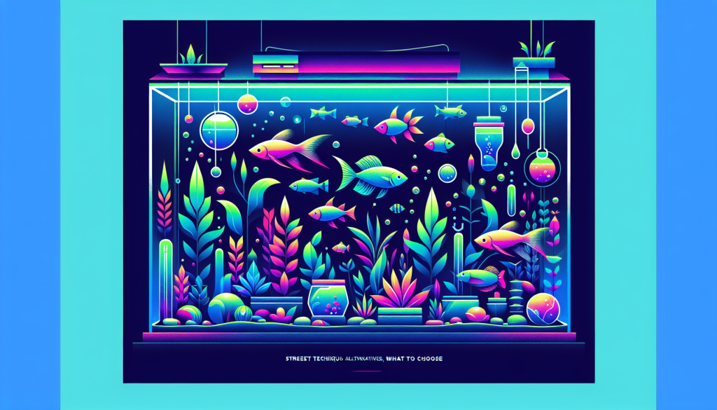 Modern flat design aquascaping illustration for undefined