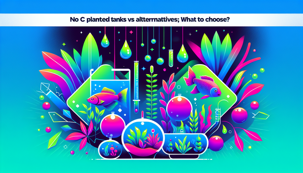 Modern flat design aquascaping illustration for undefined