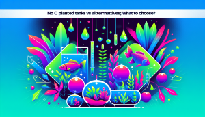 Modern flat design aquascaping illustration for undefined