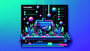 Modern flat design aquascaping illustration for undefined