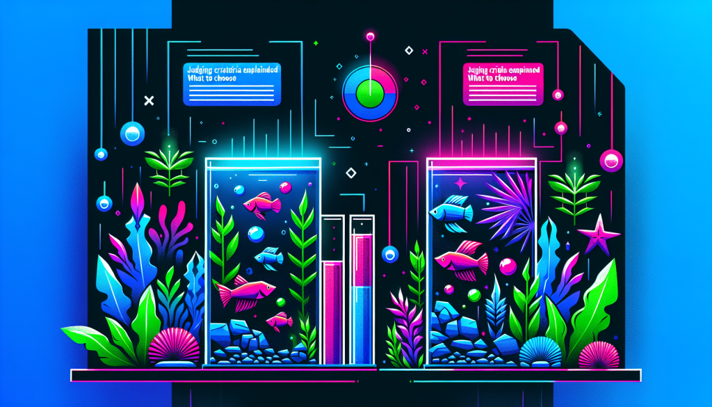 Modern flat design aquascaping illustration for undefined