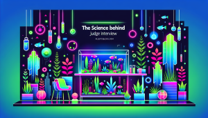 Modern flat design aquascaping illustration for undefined