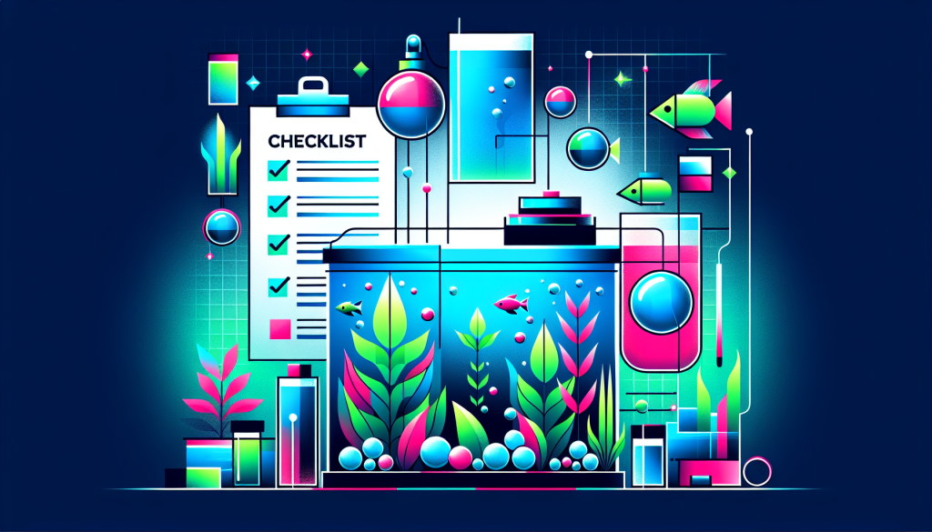 Modern flat design aquascaping illustration for undefined