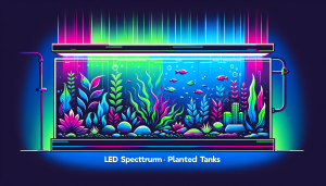 Modern flat design aquascaping illustration for undefined