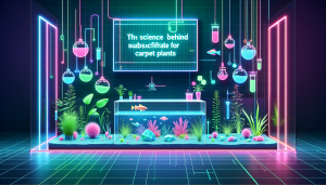 Modern flat design aquascaping illustration for undefined