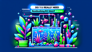 Modern flat design aquascaping illustration for undefined