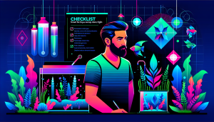 Modern flat design aquascaping illustration for undefined