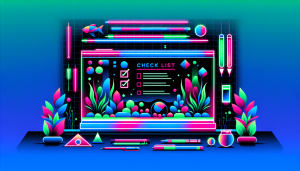 Modern flat design aquascaping illustration for undefined