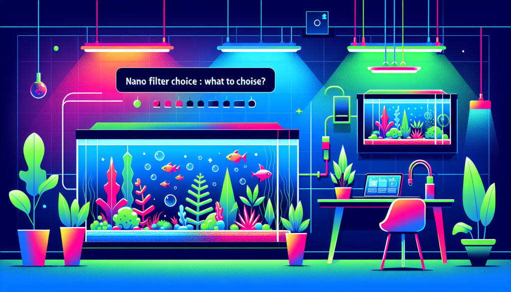 Modern flat design aquascaping illustration for undefined