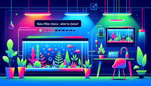 Modern flat design aquascaping illustration for undefined