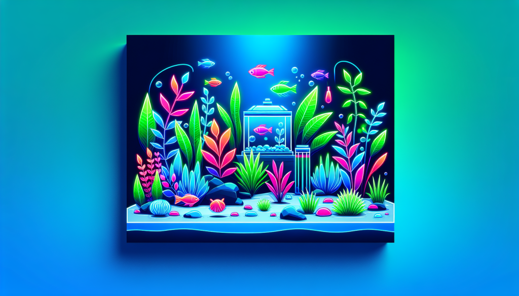 Modern flat design aquascaping illustration for undefined