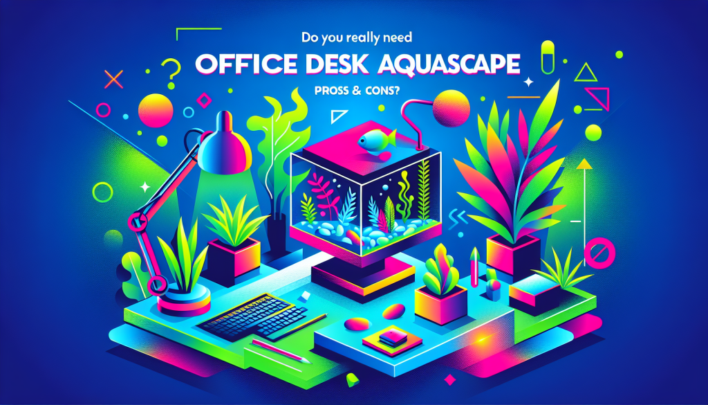 Modern flat design aquascaping illustration for undefined