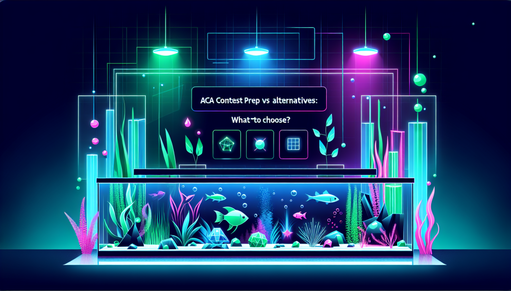 Modern flat design aquascaping illustration for undefined
