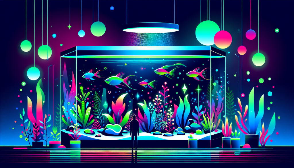 Modern flat design aquascaping illustration for undefined