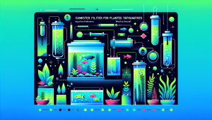 Modern flat design aquascaping illustration for undefined