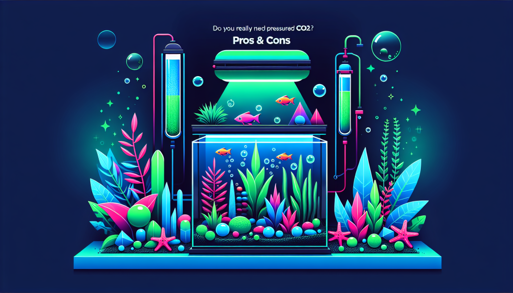 Modern flat design aquascaping illustration for undefined
