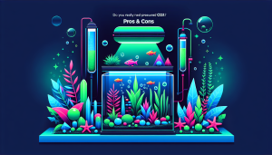 Modern flat design aquascaping illustration for undefined