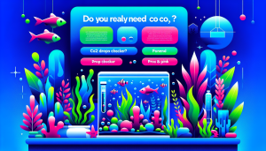 Modern flat design aquascaping illustration for undefined