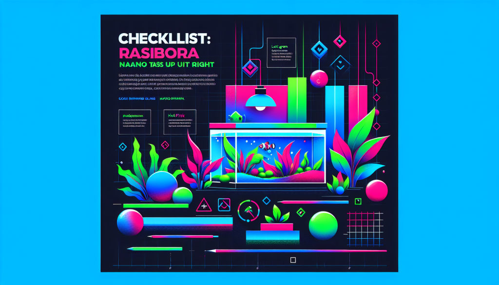 Modern flat design aquascaping illustration for undefined
