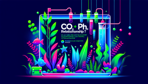 Modern flat design aquascaping illustration for undefined