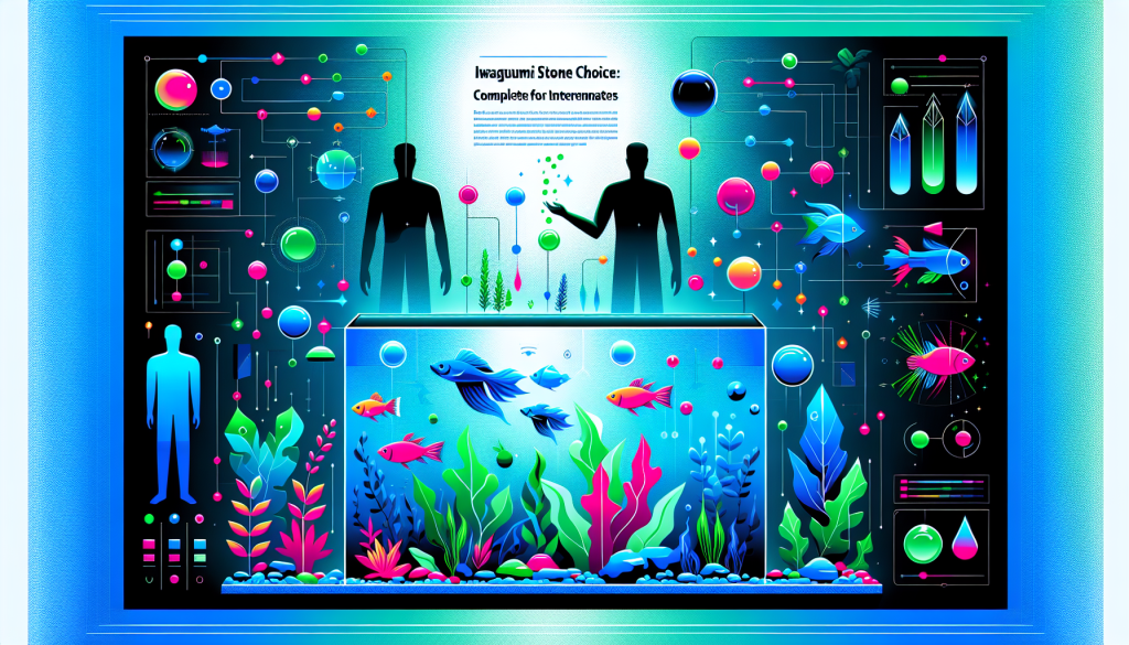 Modern flat design aquascaping illustration for undefined