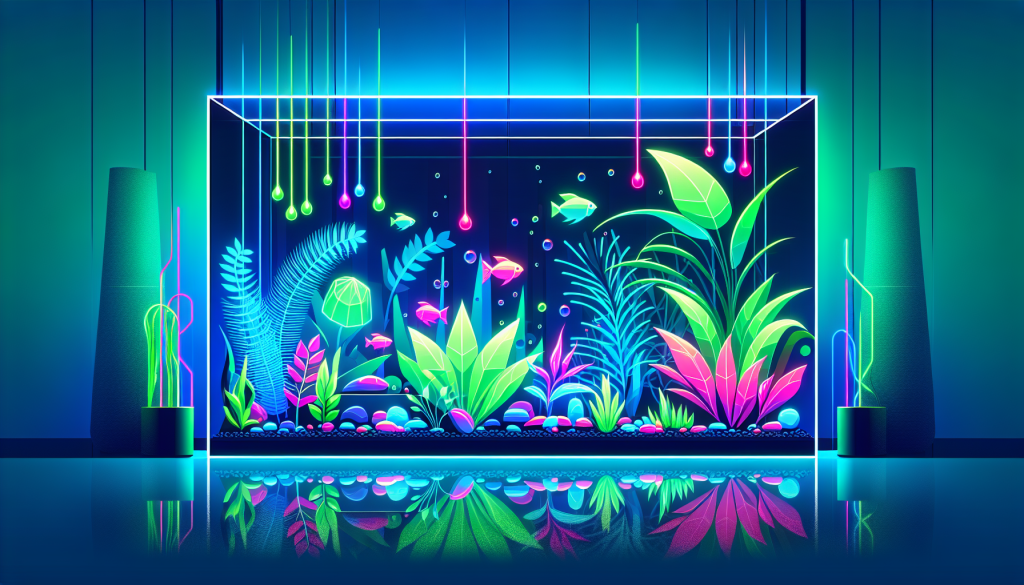 Modern flat design aquascaping illustration for undefined