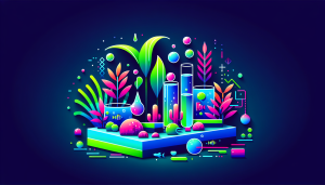 Modern flat design aquascaping illustration for undefined