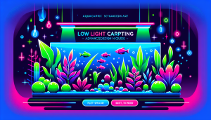 Modern flat design aquascaping illustration for undefined