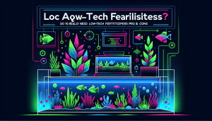 Modern flat design aquascaping illustration for undefined