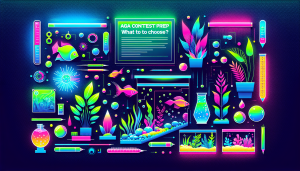 Modern flat design aquascaping illustration for undefined