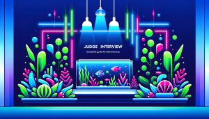 Modern flat design aquascaping illustration for undefined