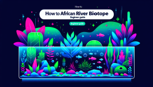 Modern flat design aquascaping illustration for undefined