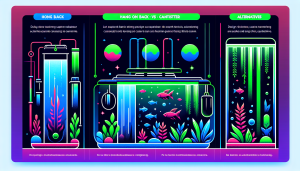 Modern flat design aquascaping illustration for undefined