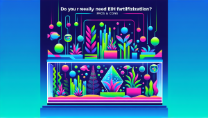 Modern flat design aquascaping illustration for undefined