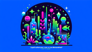 Modern flat design aquascaping illustration for undefined