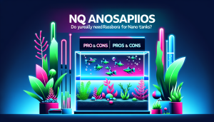 Modern flat design aquascaping illustration for undefined