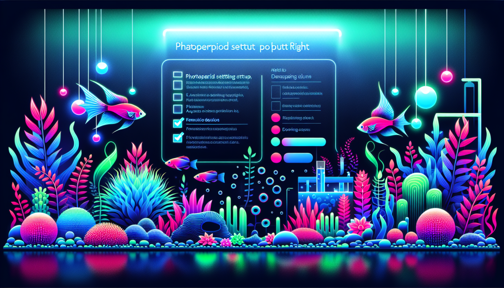 Modern flat design aquascaping illustration for undefined