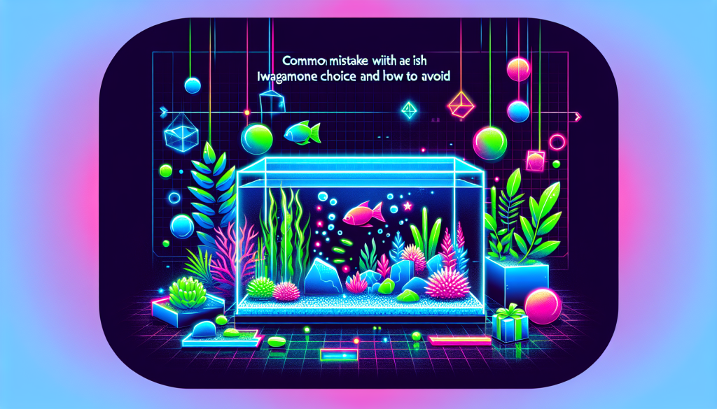 Modern flat design aquascaping illustration for undefined