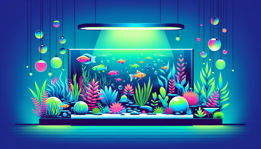 Modern flat design aquascaping illustration for undefined