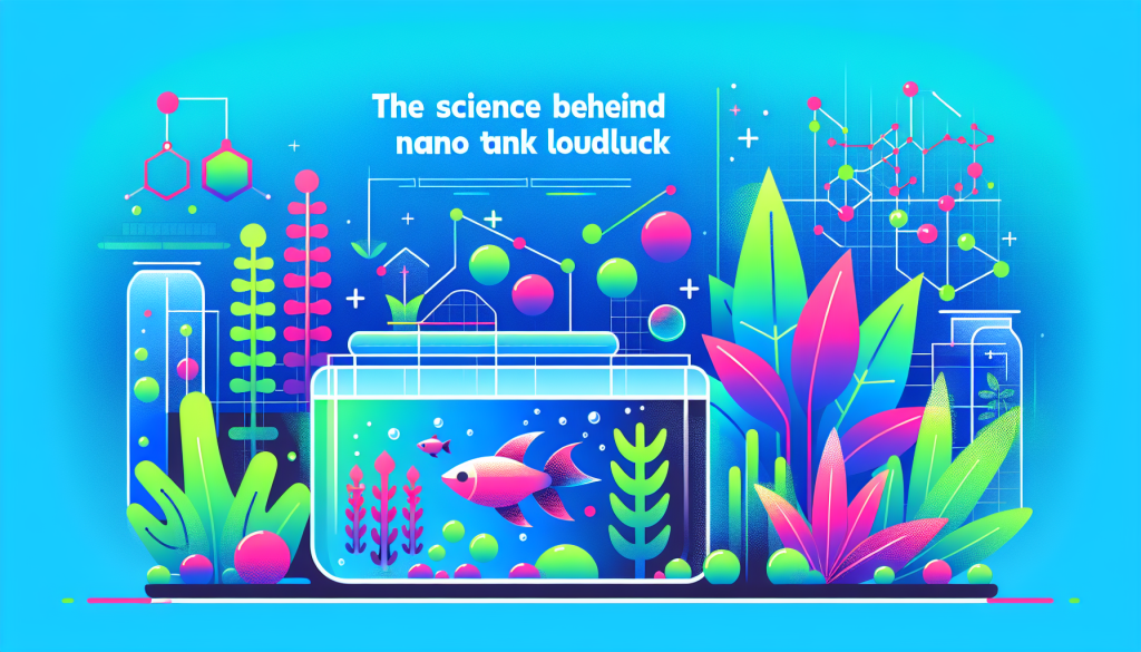 Modern flat design aquascaping illustration for undefined