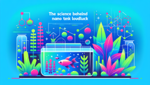 Modern flat design aquascaping illustration for undefined