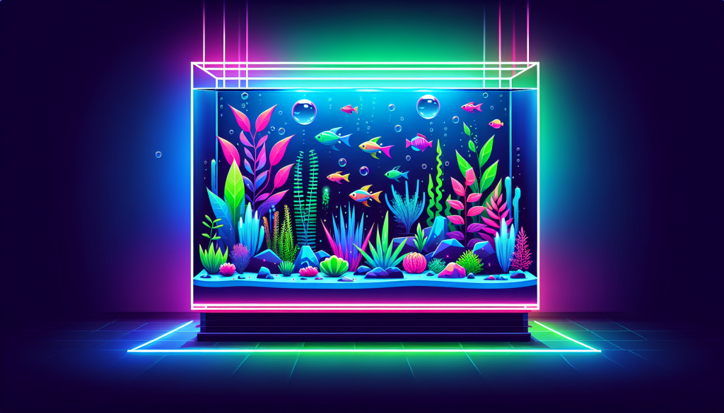Modern flat design aquascaping illustration for undefined