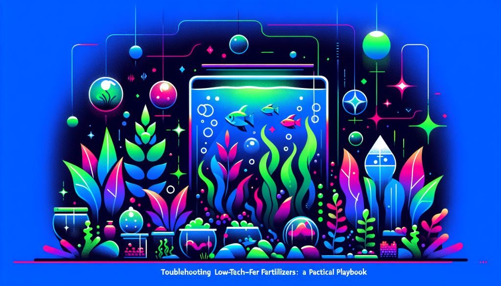 Modern flat design aquascaping illustration for undefined