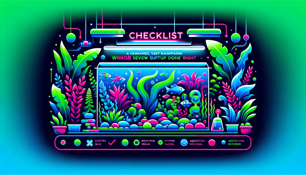 Modern flat design aquascaping illustration for undefined