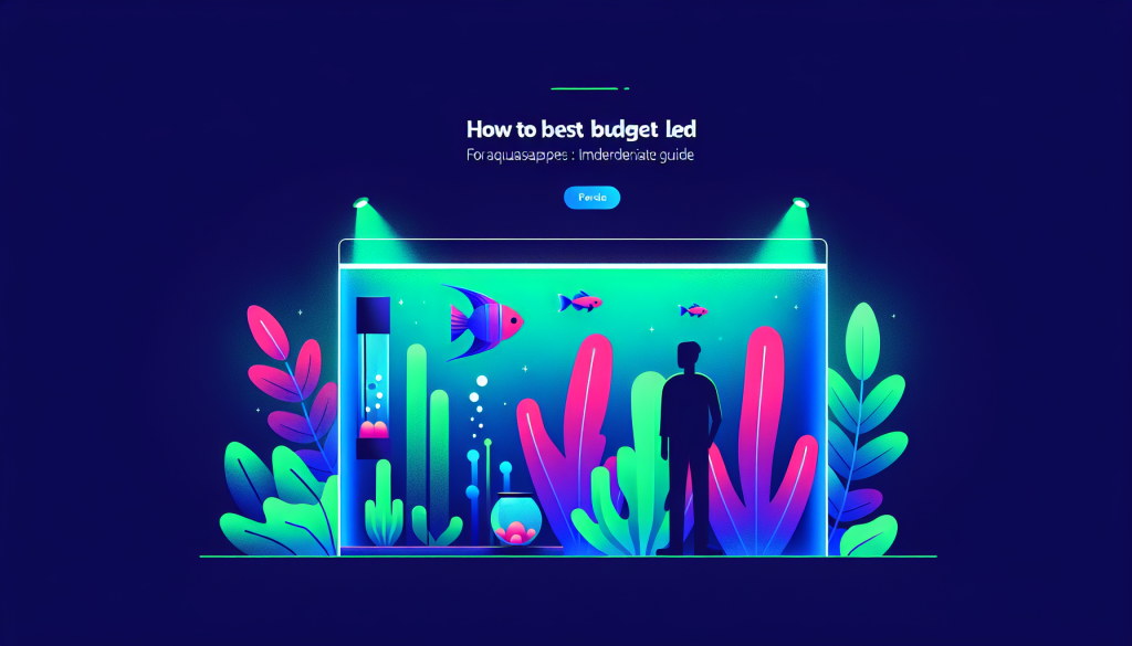 Modern flat design aquascaping illustration for undefined