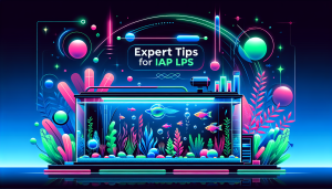 Modern flat design aquascaping illustration for undefined